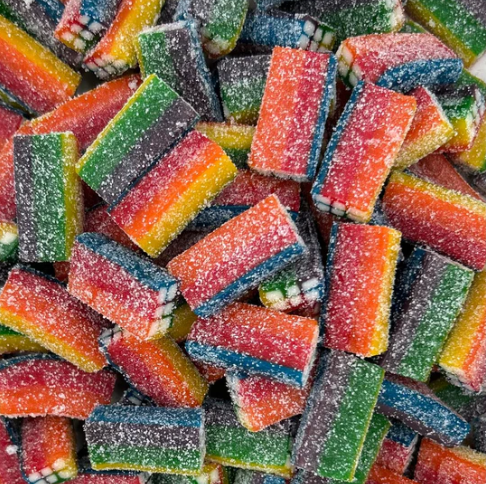 Brique acidulée multicolore - 100g