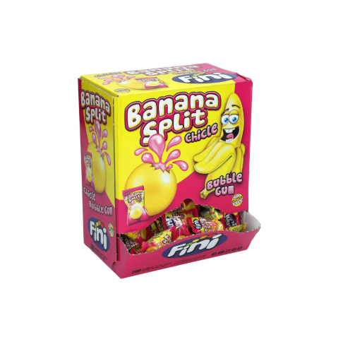 Chewing gum banana split Fini