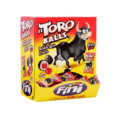 Chewing gum toro balls Fini