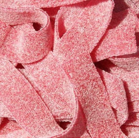 Ruban acidulé fraise - lot de 10