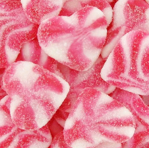 Coeur crémeux twist fraise - 100g